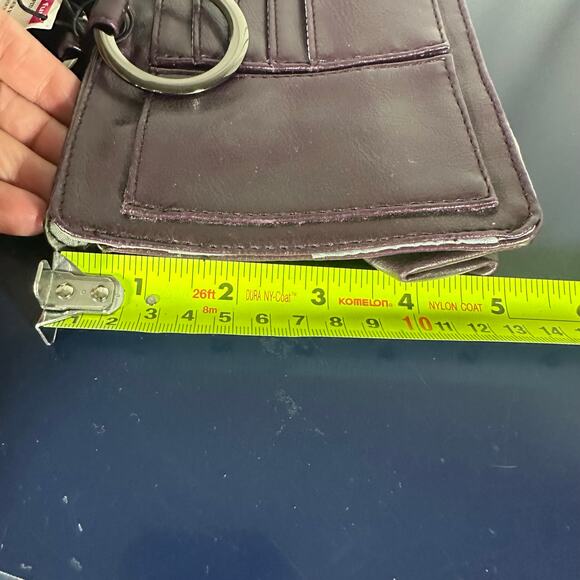 Pouchee Women's Leather Purse Organizer Wallet Compact RFID Blocking Card Holder - Picture 9 of 13